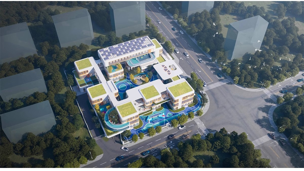 图片[6]-幼儿园景观建筑园林户外活动场地教学学校外观su模型草图大师素材-大怪兽分享