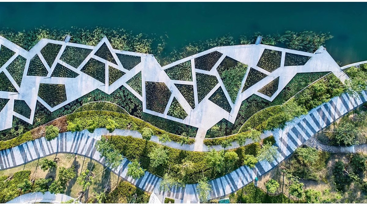 图片[6]-滨水公园湿地带状生态河道图纸景观平面方案设计平面图CAD施工图-大怪兽分享