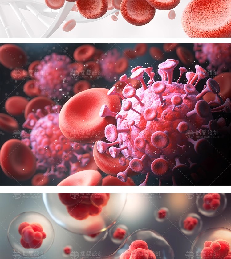 图片[6]-15款医疗生物科技DNA基因链细菌细胞插图背景JPG高清图片设计素材-大怪兽分享