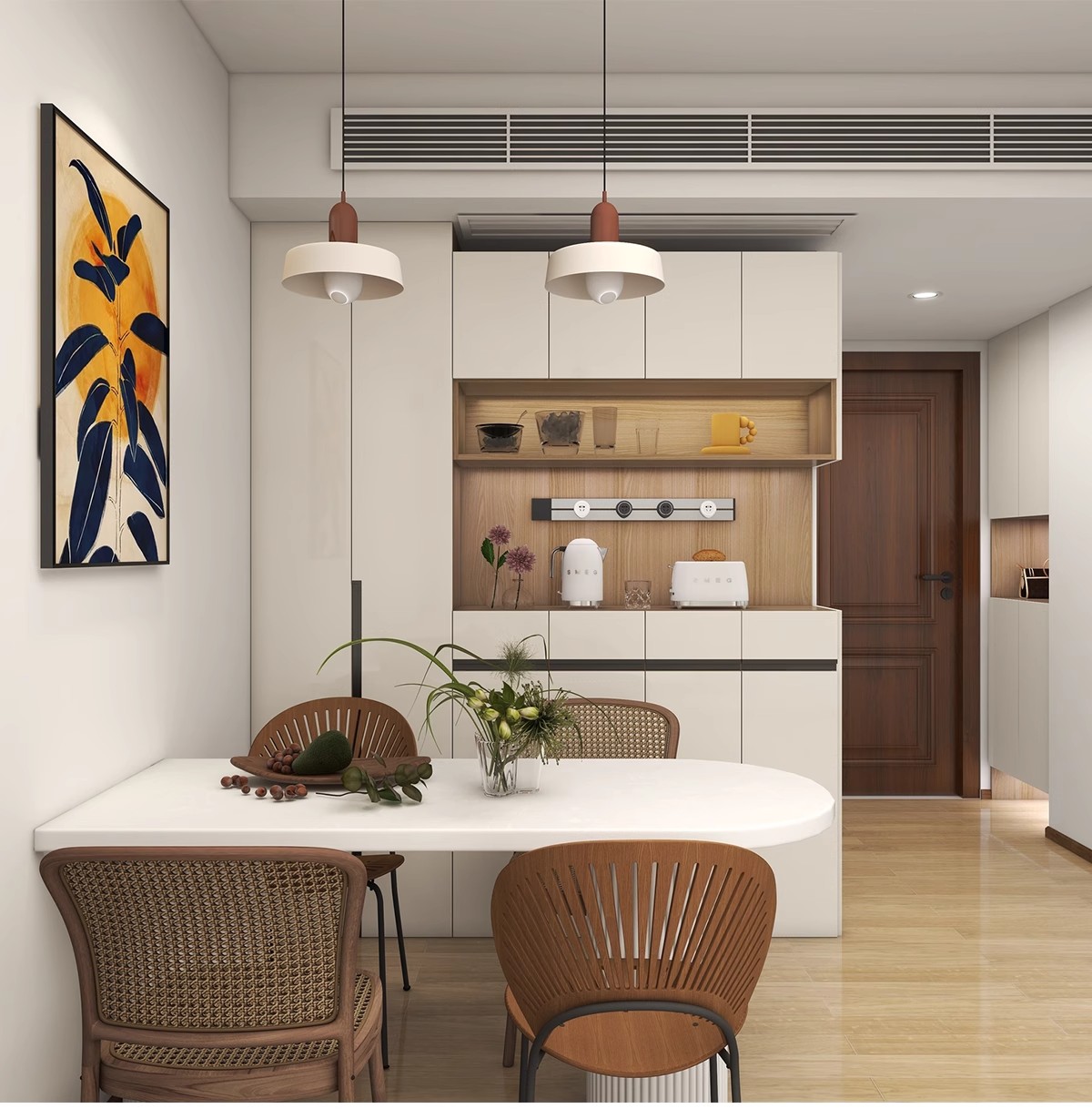 图片[5]-一居室两二居室一厅小户型装修设计实景效果图现代室内参考图全屋-大怪兽分享