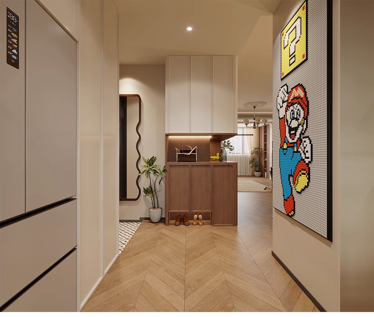 图片[7]-中古风家装室内效果图现代家具客厅餐厅复古风装饰设计工业风图片-大怪兽分享