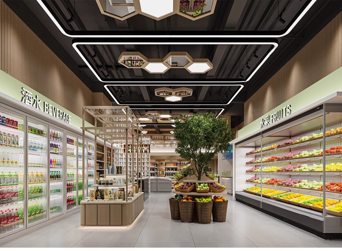 图片[7]-草图大师生鲜水果蔬菜超市CAD施工图便利店货架卖场SU模型素材库-大怪兽分享