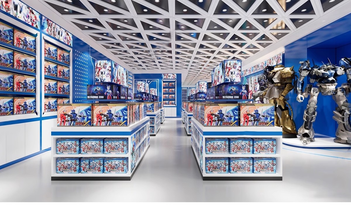 图片[7]-手办潮玩店玩具店儿童卡通公仔娃娃礼品店展柜橱柜草图大师su模型-大怪兽分享