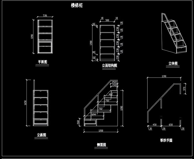 图片[7]-室内儿童房高低上下床平面布置立面图CAD图块施工图模块图库素材-大怪兽分享
