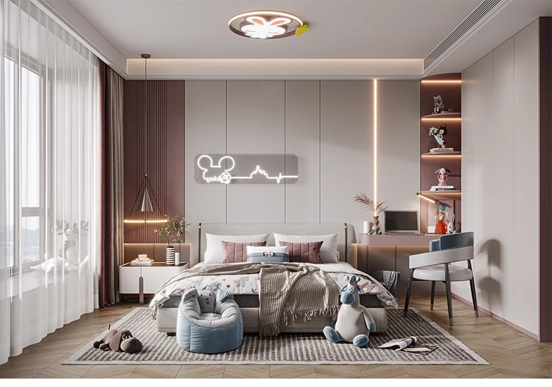 图片[7]-儿童房装修设计效果图婴儿房青少年小男女孩卧室家装布置家具素材-大怪兽分享