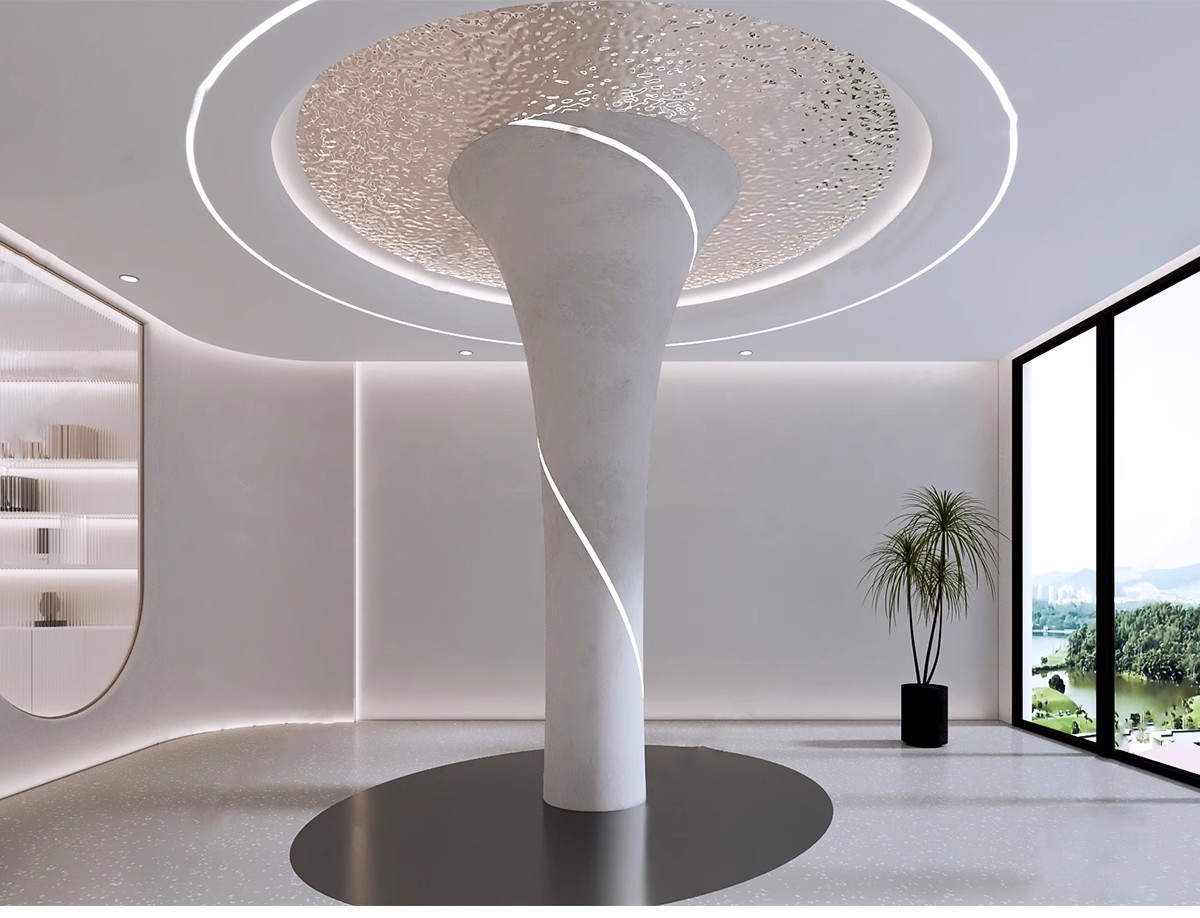 图片[8]-异形柱子装饰柱包柱造型柱现代工业风景观构架柱SU模型库草图大师-大怪兽分享