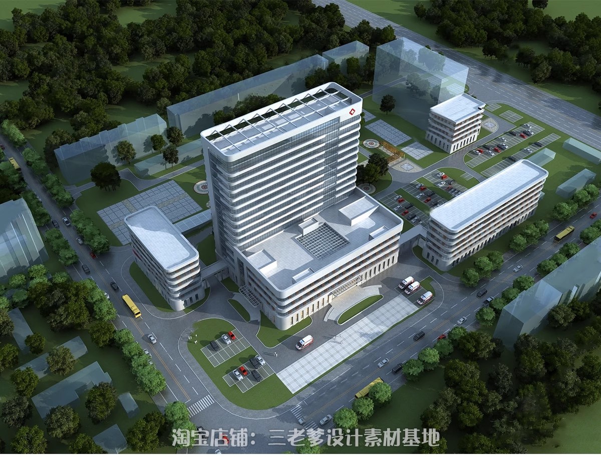 图片[8]-医疗医院建筑设计资料ppt文本SU模型CAD图纸方案参考案例草图大师-大怪兽分享