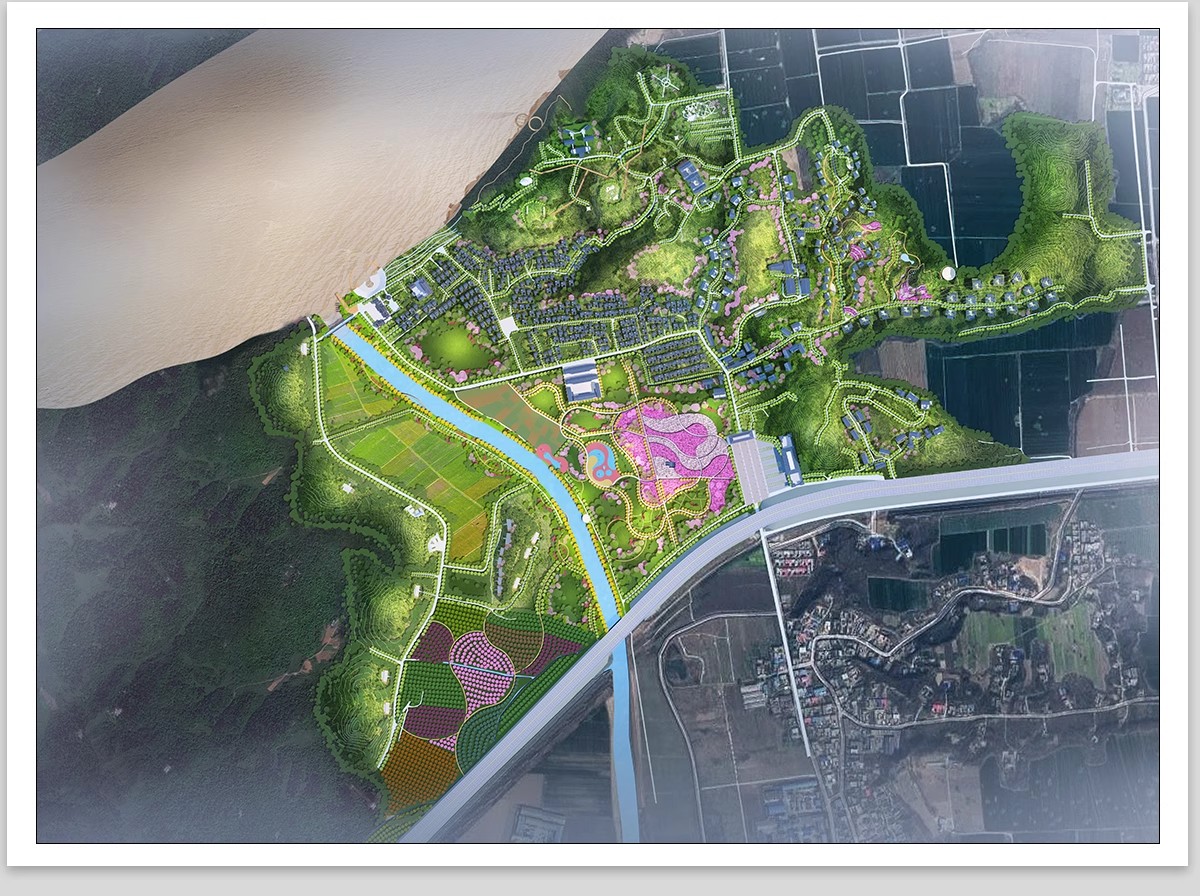 图片[8]-农场农庄CAD平面图方案布局图旅游观光农业园乡村旅游度假村文旅-大怪兽分享