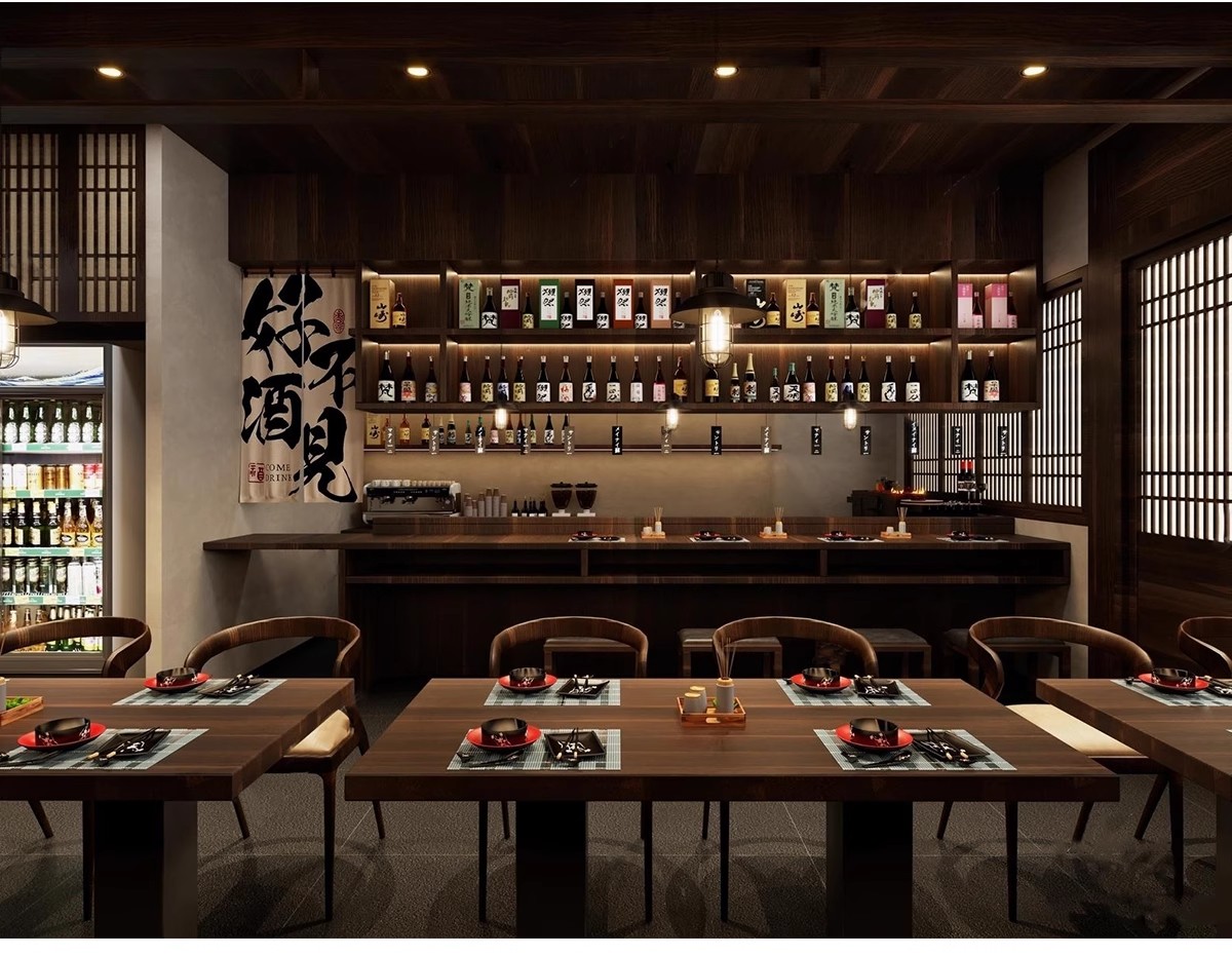 图片[8]-草图大师日式餐厅日韩料理店居酒屋餐饮店铺门头室内设计SU模型库-大怪兽分享