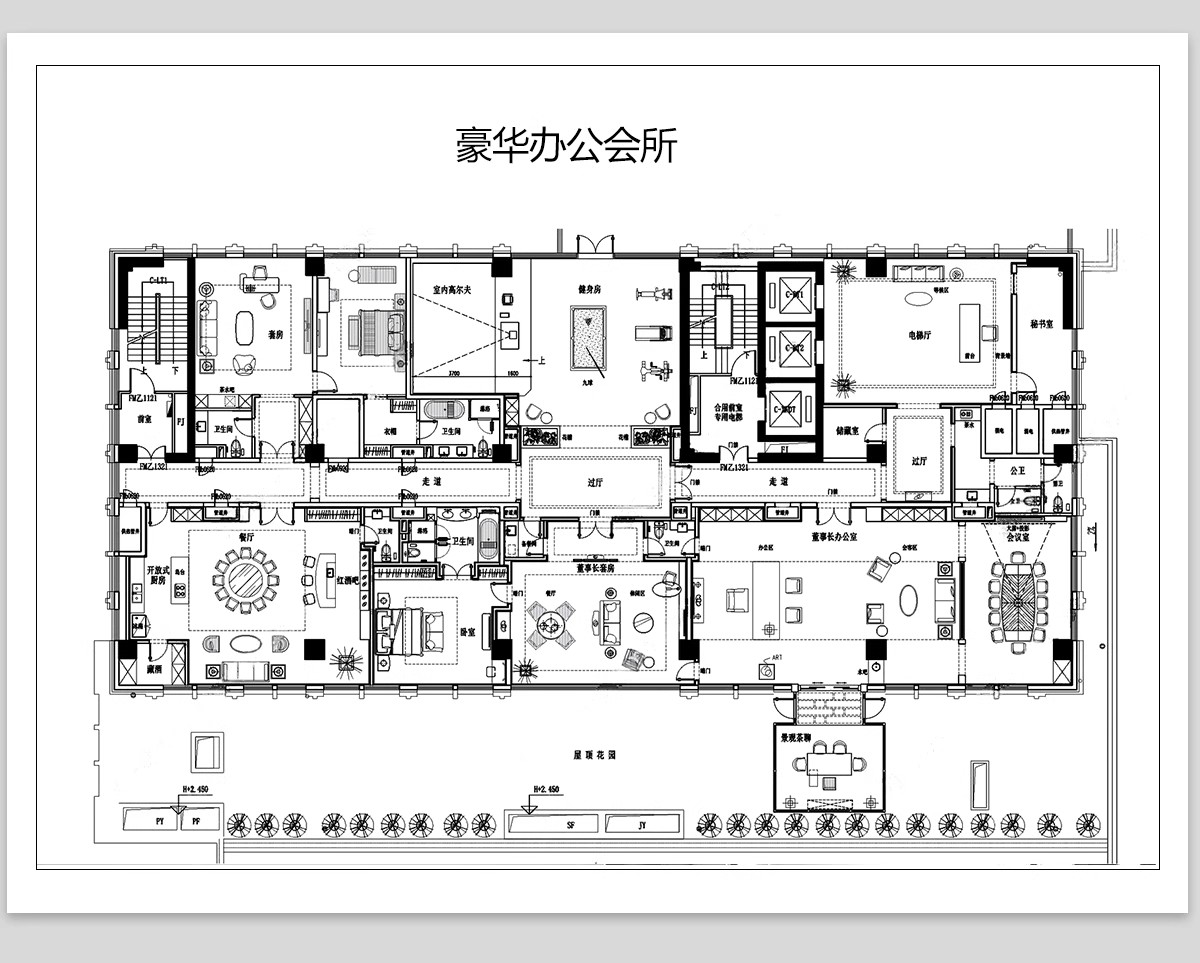 图片[8]-会所CAD施工图 装修设计休闲娱乐平面布置布局图养生酒庄效果图-大怪兽分享