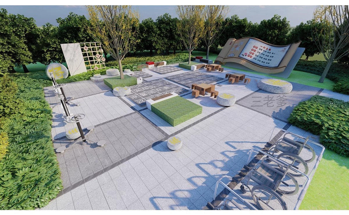 图片[7]-草图大师模型SU园林景观设计 公园广场小区学校室外SketchUp素材-大怪兽分享