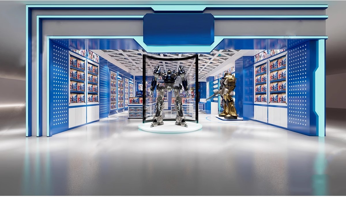 图片[8]-手办潮玩店玩具店儿童卡通公仔娃娃礼品店展柜橱柜草图大师su模型-大怪兽分享