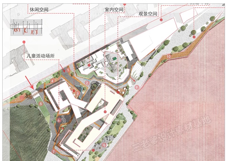 图片[8]-城市滨水公园PS彩色平面图生态湿地景观规划设计PSD分层彩平素材-大怪兽分享