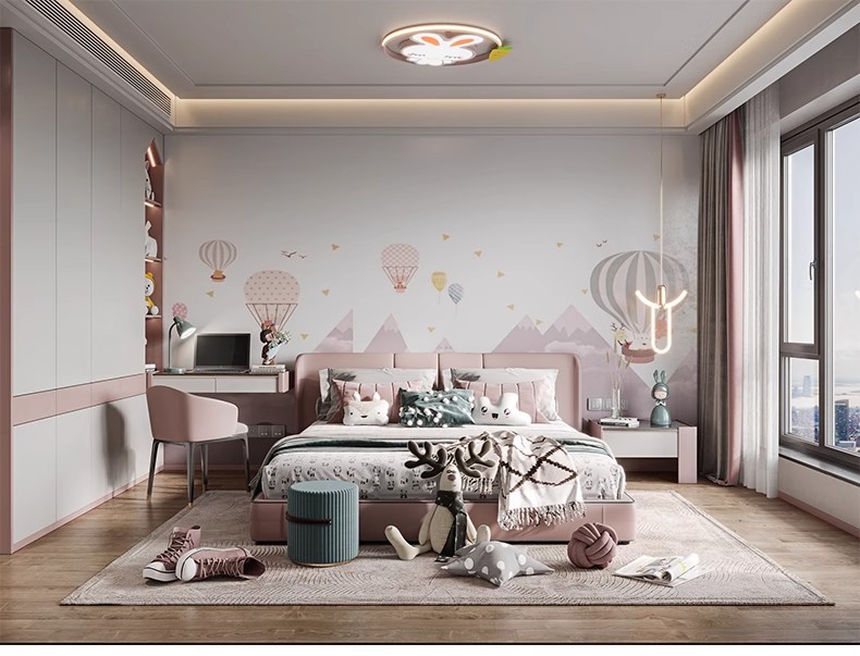 图片[8]-儿童房装修设计效果图婴儿房青少年小男女孩卧室家装布置家具素材-大怪兽分享