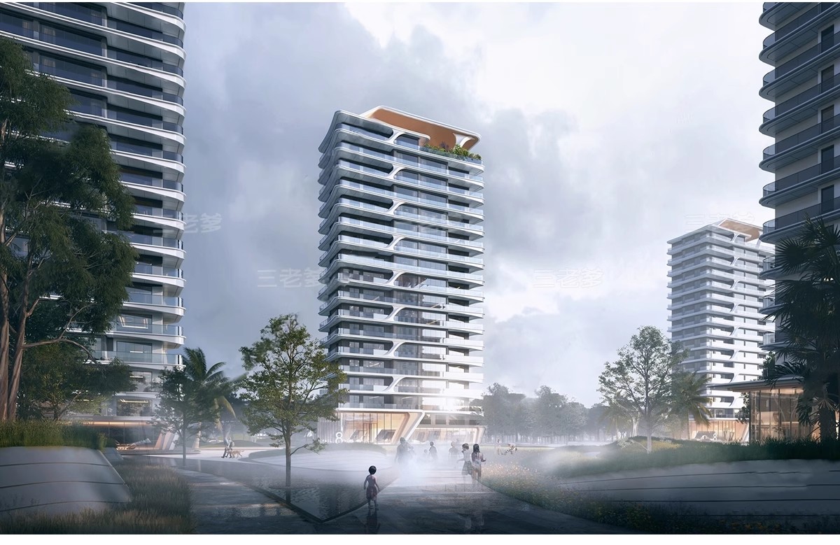 图片[9]-居住区住宅建筑SU模型 高层大平层小区景观规划设计草图大师素材-大怪兽分享
