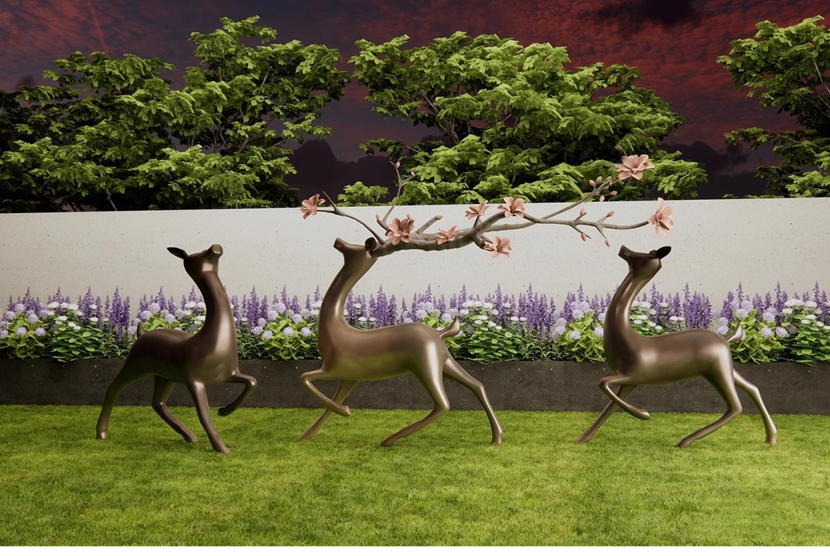 图片[9]-商业街卡通动物雕塑su模型商业广场公园景观小品熊猫麋鹿草图大师-大怪兽分享