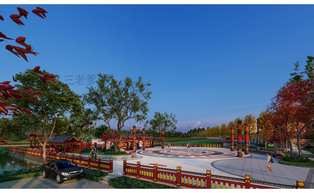 图片[8]-草图大师模型SU园林景观设计 公园广场小区学校室外SketchUp素材-大怪兽分享