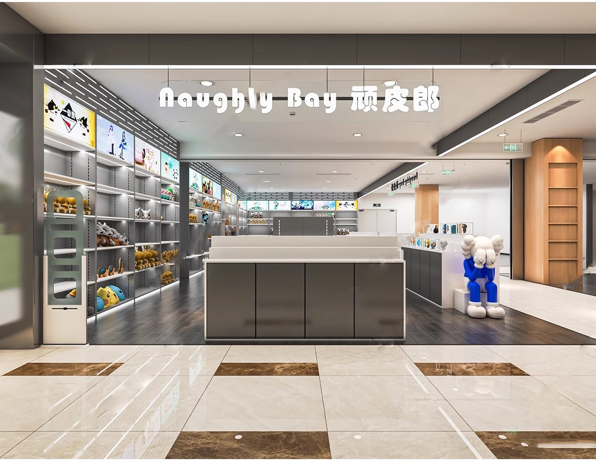图片[9]-手办潮玩店玩具店儿童卡通公仔娃娃礼品店展柜橱柜草图大师su模型-大怪兽分享