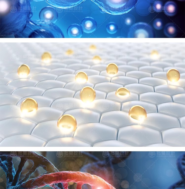 图片[9]-15款医疗生物科技DNA基因链细菌细胞插图背景JPG高清图片设计素材-大怪兽分享