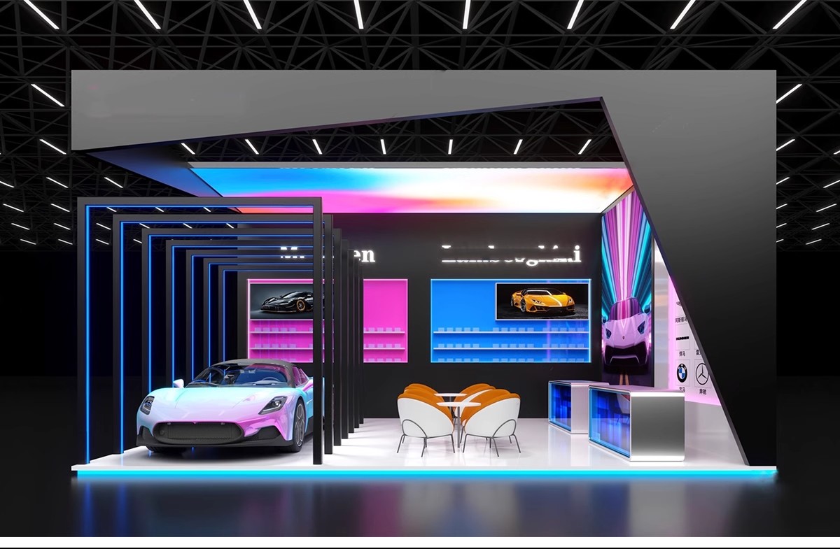 图片[9]-现代商业展示活动展位展厅展馆展览会展台SU模型草图大师sketchup-大怪兽分享