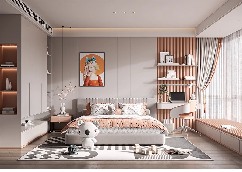 图片[9]-儿童房装修设计效果图婴儿房青少年小男女孩卧室家装布置家具素材-大怪兽分享