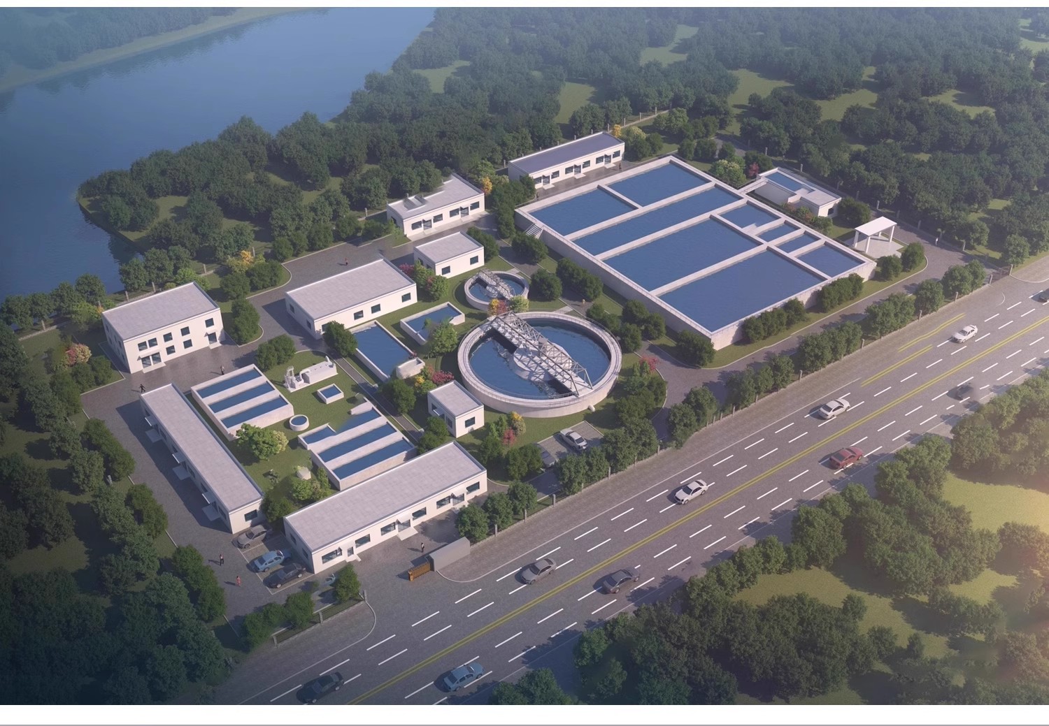图片[10]-水库水坝su模型现代水利工程水闸发电站河流水电站堤坝草图大师-大怪兽分享