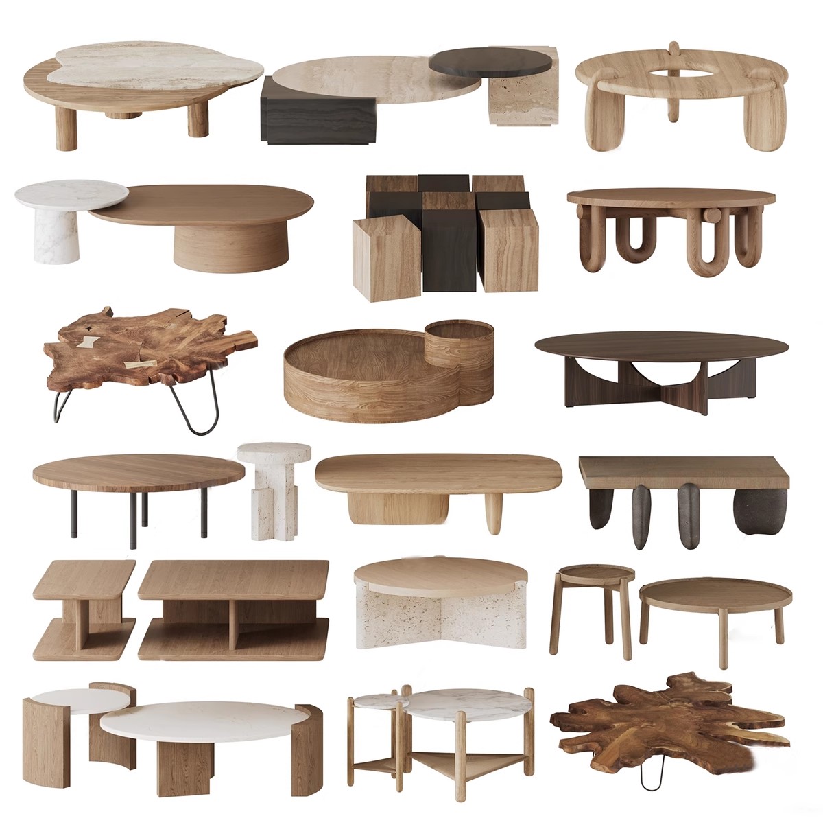 图片[10]-新中式日式原木风民宿室内软装陈设装饰品摆件草图大师SU模型素材-大怪兽分享