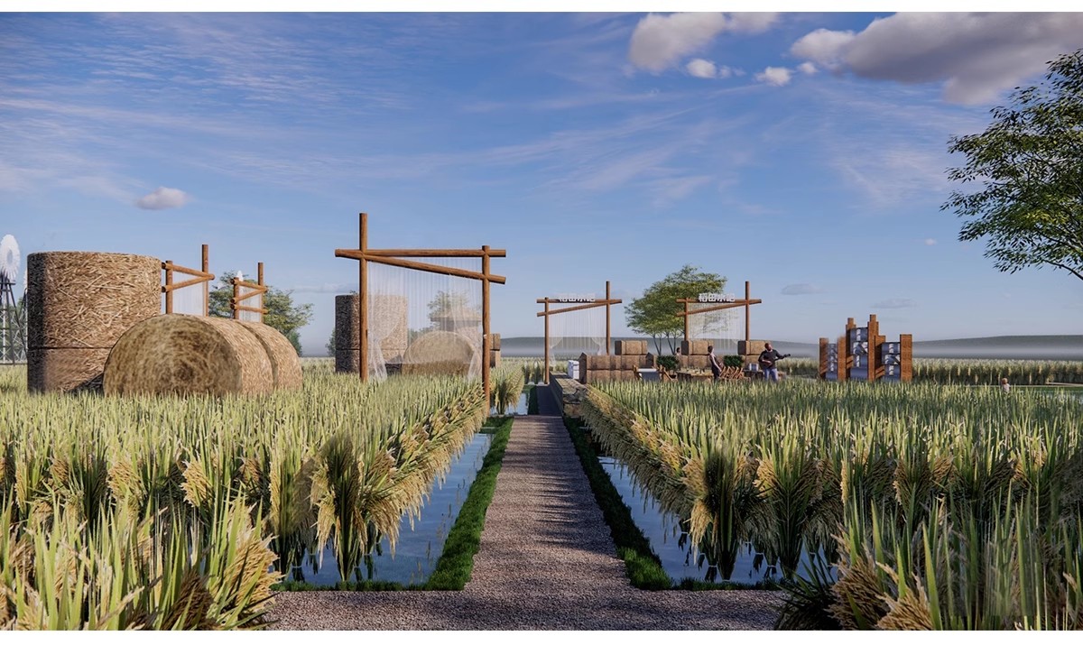 图片[10]-美丽乡村稻田农庄民宿餐厅咖啡厅景观田园公园野餐露营网红SU模型-大怪兽分享