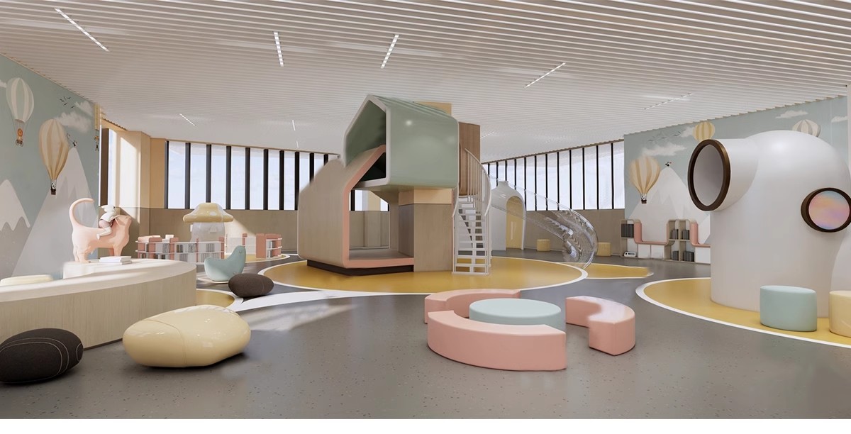 图片[10]-草图大师商场室内儿童乐园游乐场淘气堡设施城堡海洋球设备SU模型-大怪兽分享