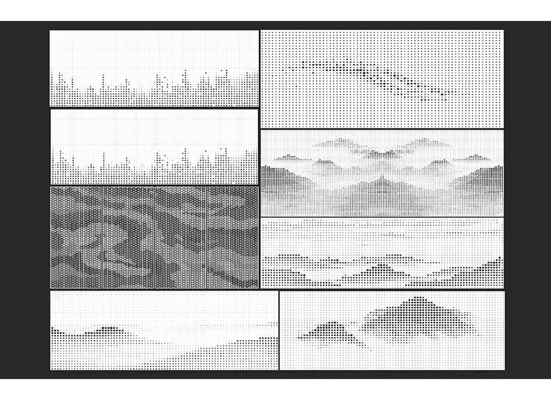 图片[50]-穿孔板冲孔锈板穿洞铝板异形建筑表皮镂空山形渐变纹理景墙su模型-大怪兽分享