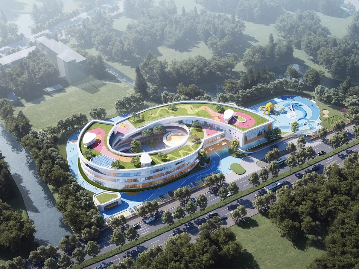 图片[11]-幼儿园景观建筑园林户外活动场地教学学校外观su模型草图大师素材-大怪兽分享