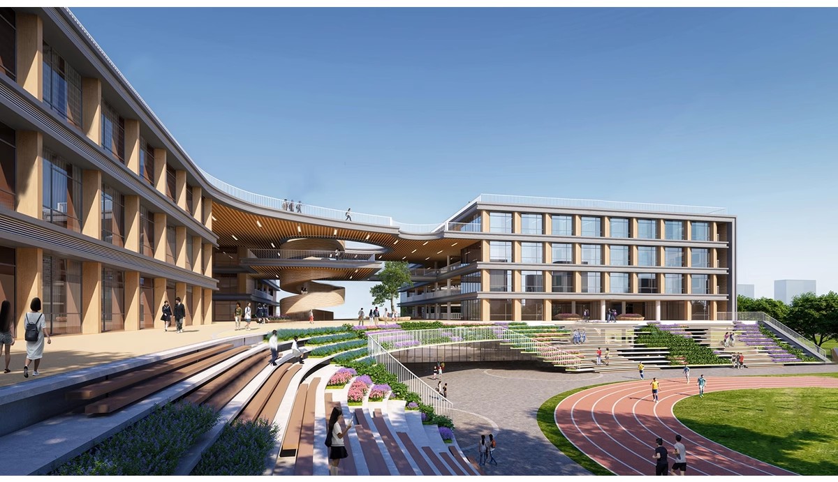 图片[11]-校园景观学校文化广场小学中学大学中庭绿地设计草图大师su模型库-大怪兽分享