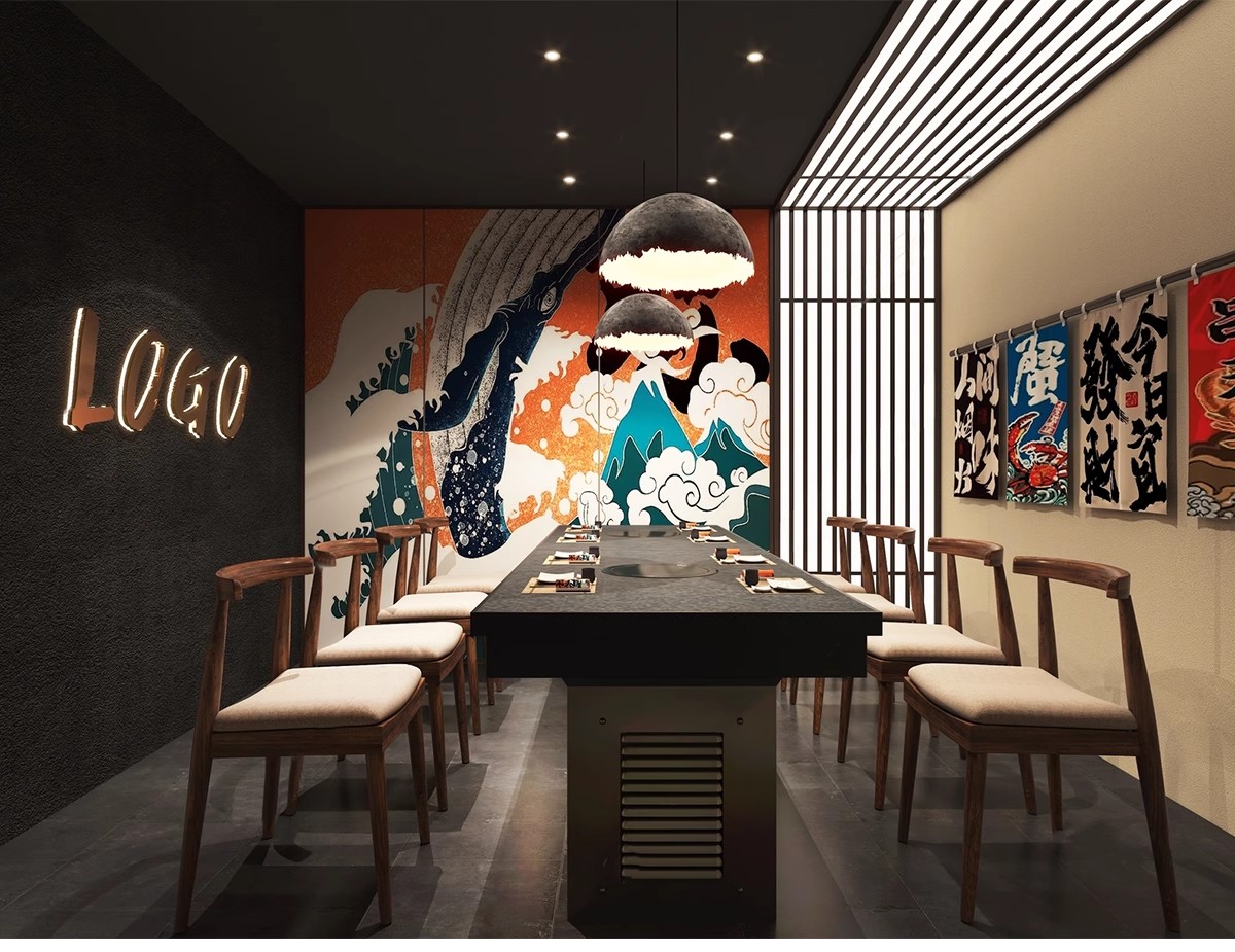 图片[11]-草图大师日式餐厅日韩料理店居酒屋餐饮店铺门头室内设计SU模型库-大怪兽分享