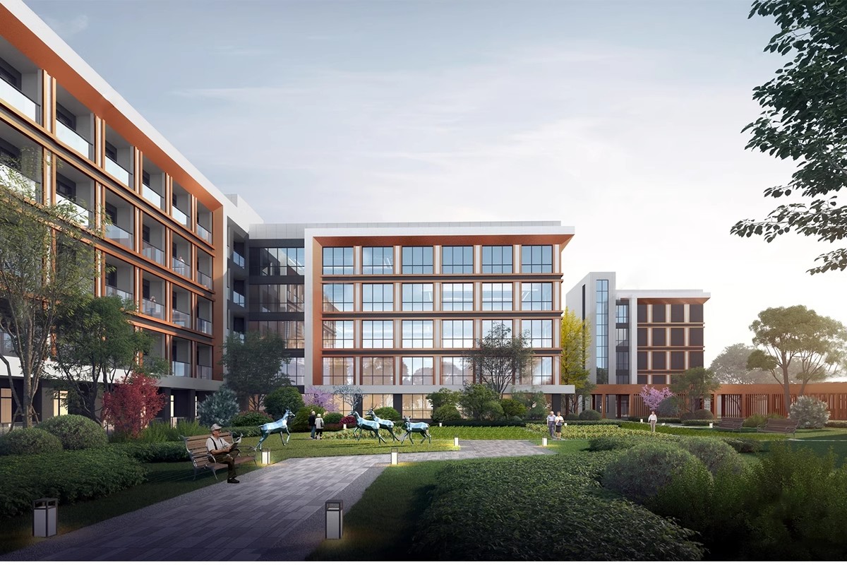 图片[11]-现代社区养老院建筑福利院疗养中心老年住宅公寓草图大师SU模型库-大怪兽分享