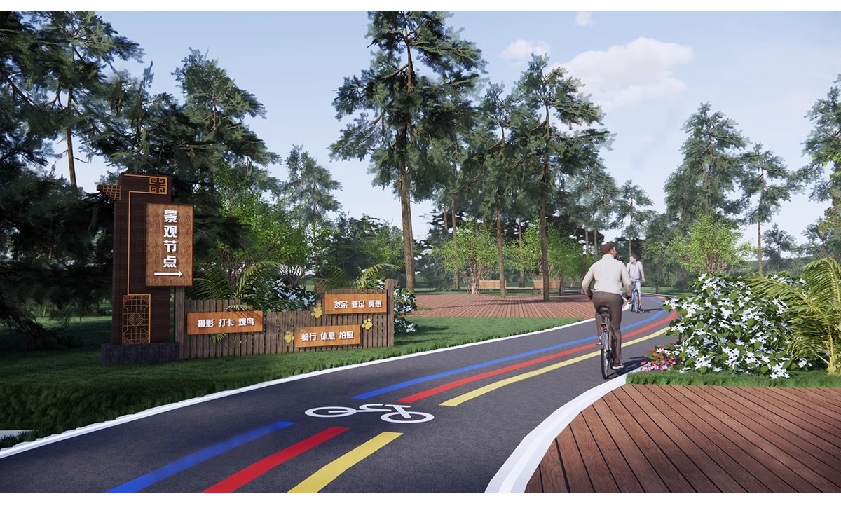 图片[12]-人行道步行道塑胶跑道su模型健身绿道骑行景观道路公园游草图大师-大怪兽分享