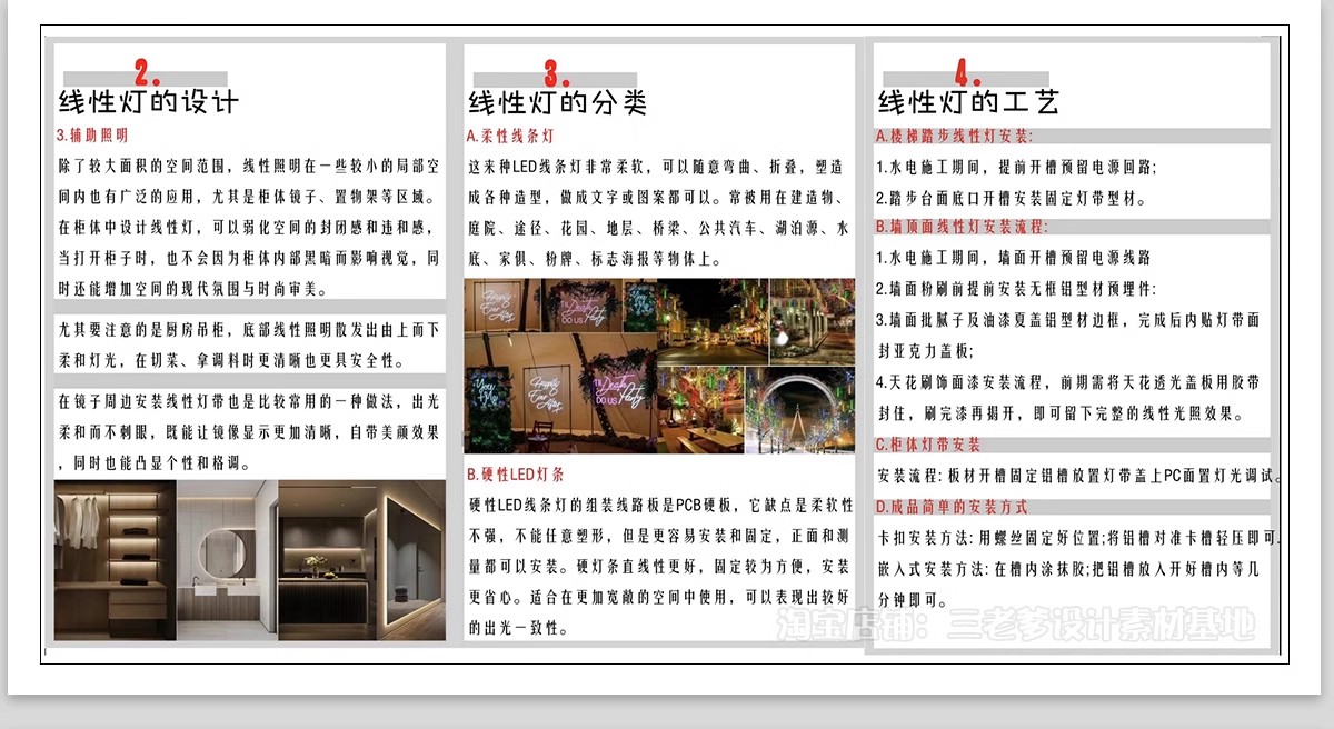 图片[12]-嵌入式LED线性灯CAD施工图硬灯条灯带洗墙灯通用节点大样图详图-大怪兽分享
