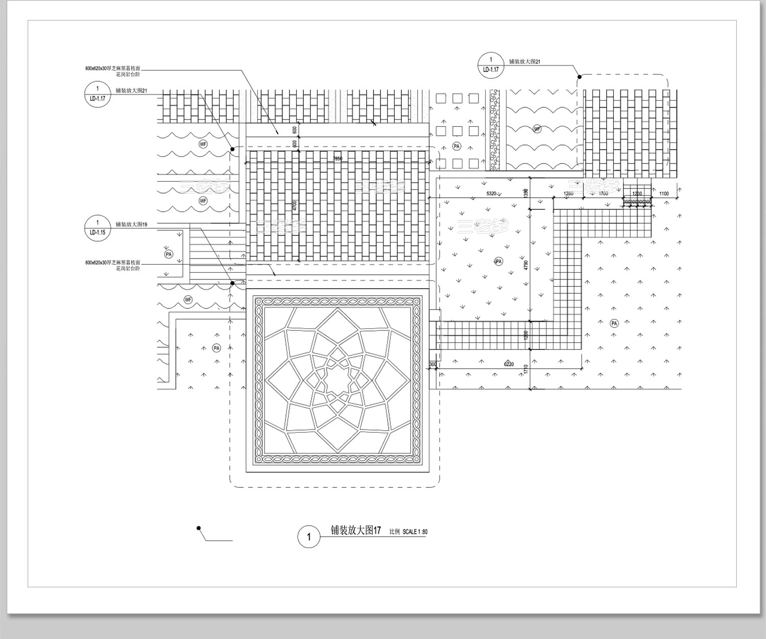 图片[12]-园林景观铺装CAD施工图大样详图广场公园道路路面地面平面图库-大怪兽分享