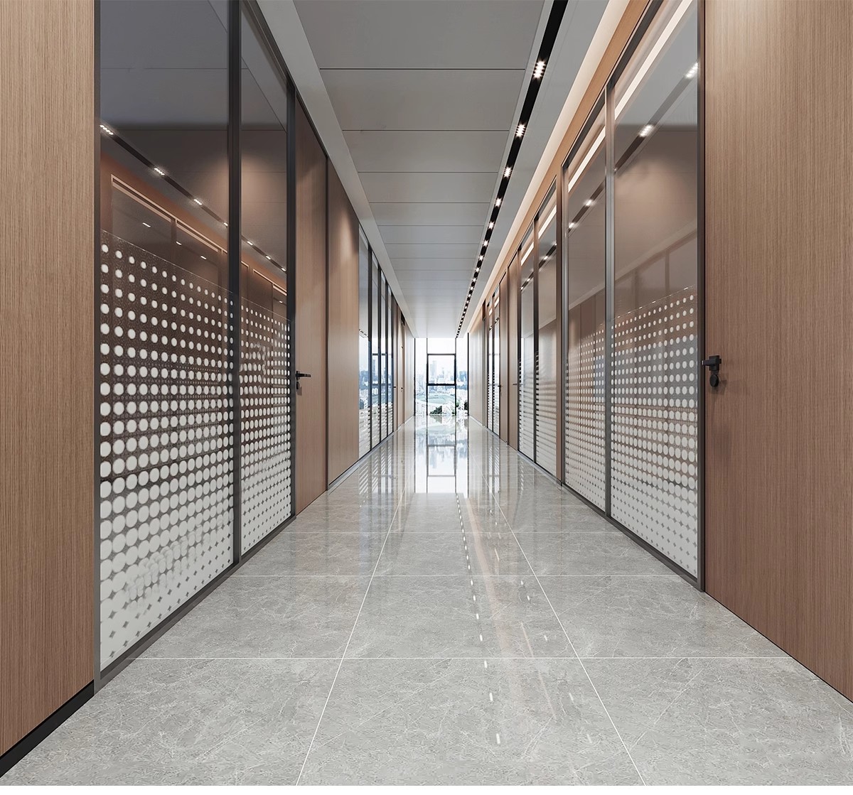 图片[12]-过道走廊su模型现代新中式工装酒店公司办公餐饮空间场景草图大师-大怪兽分享
