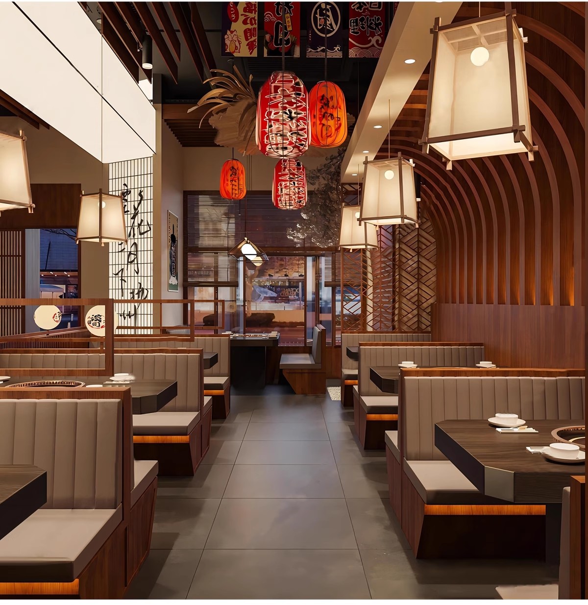 图片[12]-草图大师日式餐厅日韩料理店居酒屋餐饮店铺门头室内设计SU模型库-大怪兽分享