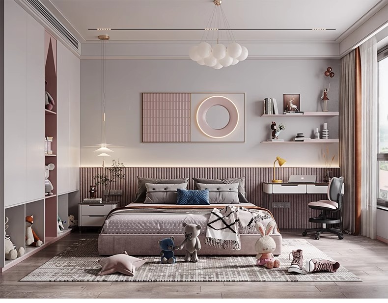 图片[12]-儿童房装修设计效果图婴儿房青少年小男女孩卧室家装布置家具素材-大怪兽分享