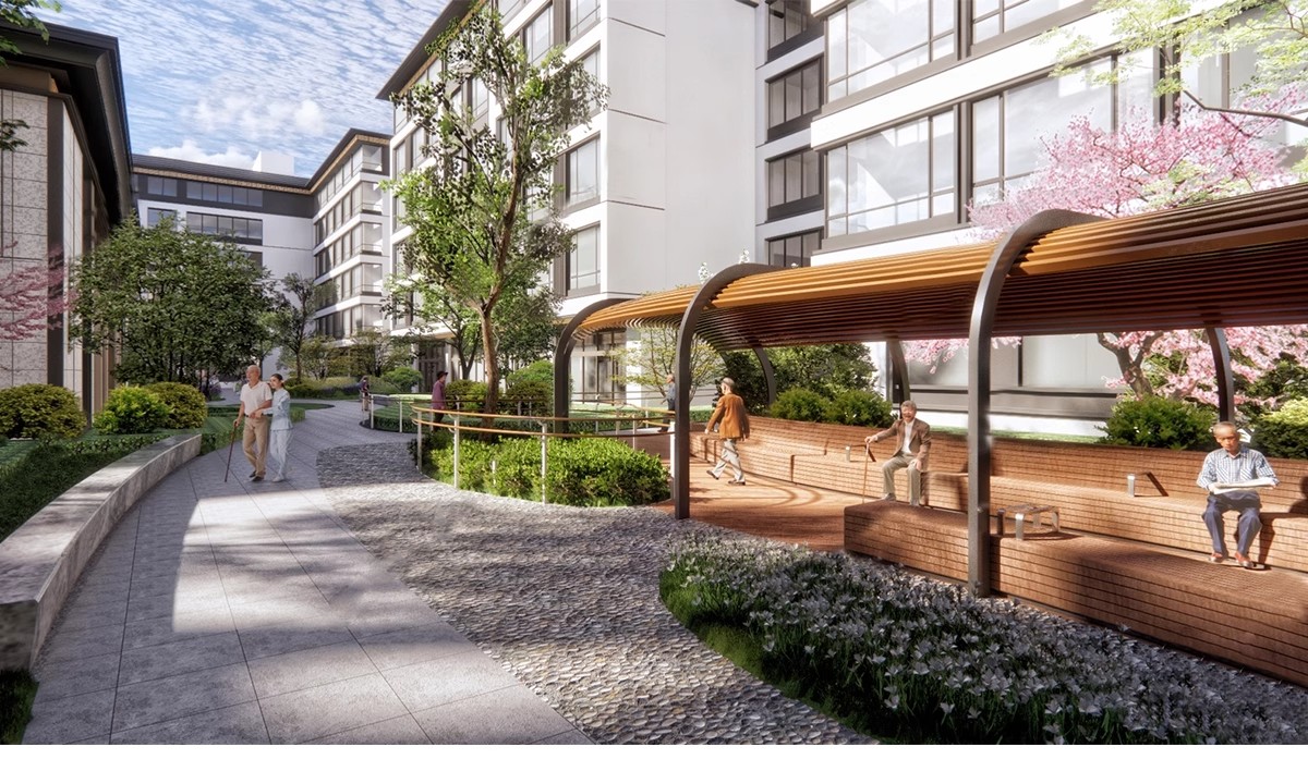 图片[12]-现代社区养老院建筑福利院疗养中心老年住宅公寓草图大师SU模型库-大怪兽分享