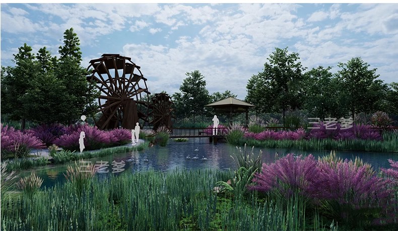 图片[36]-草图大师模型SU园林景观设计 公园广场小区学校室外SketchUp素材-大怪兽分享