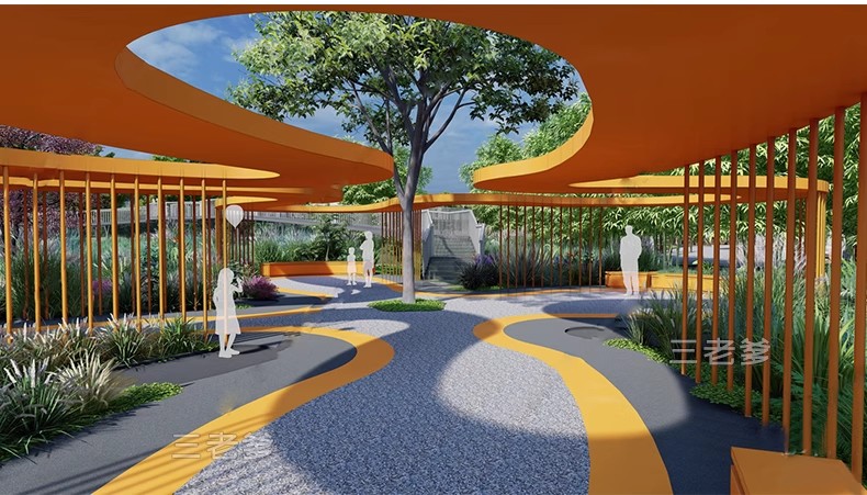 图片[37]-草图大师模型SU园林景观设计 公园广场小区学校室外SketchUp素材-大怪兽分享