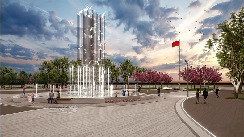 图片[42]-草图大师模型SU园林景观设计 公园广场小区学校室外SketchUp素材-大怪兽分享