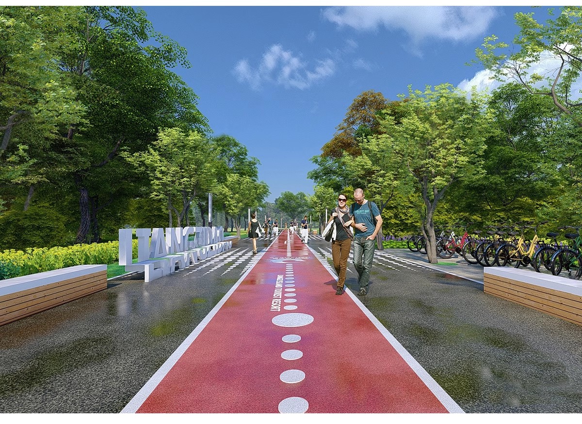 图片[13]-人行道步行道塑胶跑道su模型健身绿道骑行景观道路公园游草图大师-大怪兽分享