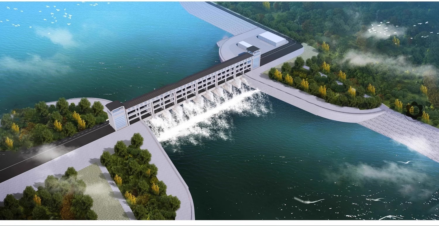 图片[13]-水库水坝su模型现代水利工程水闸发电站河流水电站堤坝草图大师-大怪兽分享