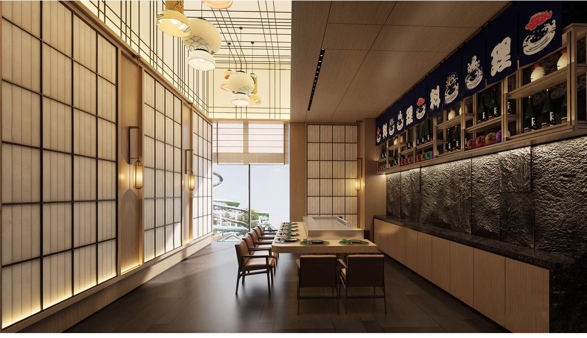 图片[13]-草图大师日式餐厅日韩料理店居酒屋餐饮店铺门头室内设计SU模型库-大怪兽分享