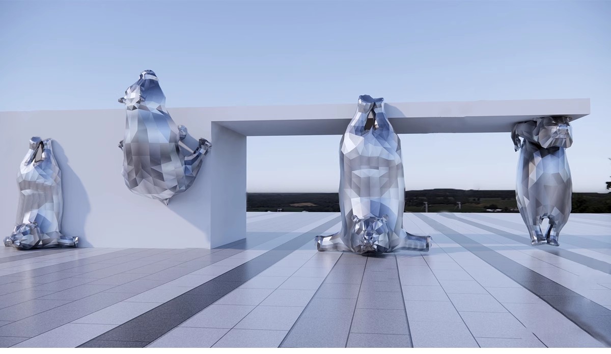 图片[13]-商业街卡通动物雕塑su模型商业广场公园景观小品熊猫麋鹿草图大师-大怪兽分享