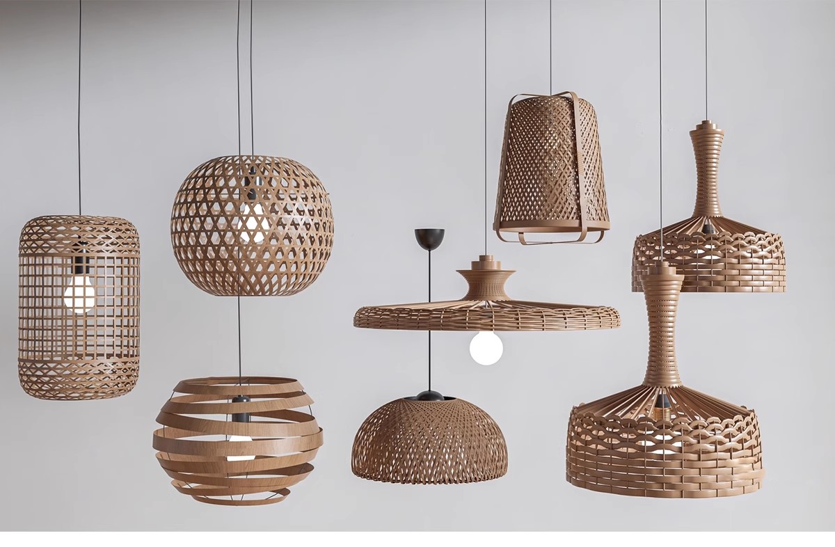 图片[13]-新中式日式原木风民宿室内软装陈设装饰品摆件草图大师SU模型素材-大怪兽分享