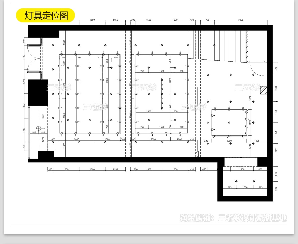 图片[12]-化妆品店CAD施工图纸 美妆店图库装修设计平面布置店面室内效果图-大怪兽分享